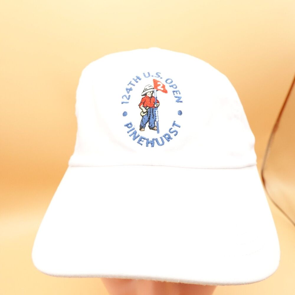 Pinehurst CC Hat Cap 124th US Open Ahead Golf PGA USGA Adjustable White